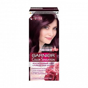 Крем-краска для волос Color Sensation, Роскошь цвета, 3.16, Аметист, Garnier, 110мл