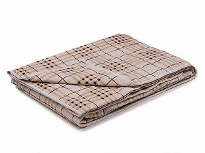Одеяло, облегченное, плотность 100 гр/м2, Овечья шерсть, чехол поплин (100% хлопок)
