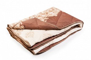 Одеяло, среднее, плотность 300 гр/м2, Овечья шерсть, чехол полисатин
