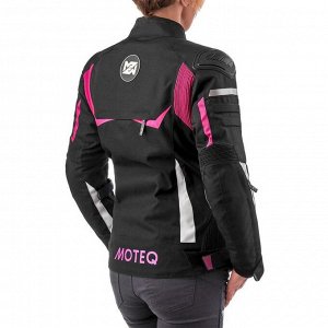 Куртка текстильная женская BONNIE, чёрный/розовый, L