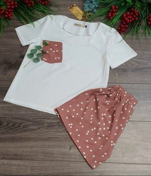 Костюм(блузка+шорты)