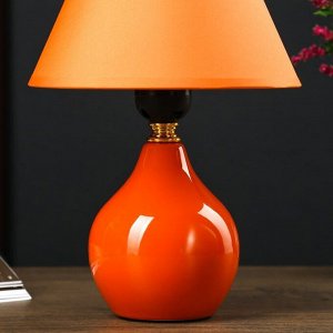 Настольная лампа 8004 1х60W E27 оранжевый 18х25 см