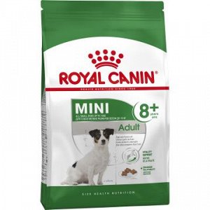 Royal Canin Mini Adult 8+ сухой корм для стареющих собак мелких пород от 8 до 12 лет 2кг АКЦИЯ!