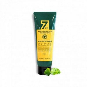 May Island 7 Days Secret Centella Cica Cleansing Foam Очищающая пенка для проблемной и чувствительной кожи 150мл