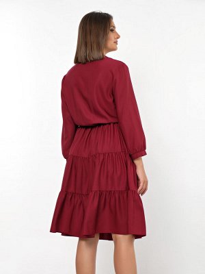 Платье (633/бордовый)