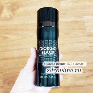 Дезодорант Giorgio Black (Джорджио Блэк) Fragrance 200 мл