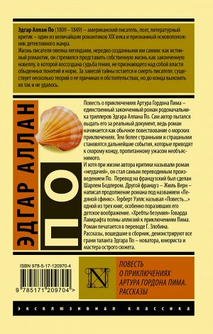 По Э.А. Повесть о приключениях Артура Гордона Пима. Рассказы