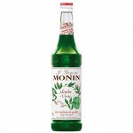 Сироп Зеленая мята «Монин»;  стекло;  1л;  D=8,H=33см