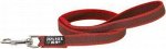 JULIUS-K9 поводок для собак Color &amp; Gray Super-grip 2/300см, без ручки, до 50 кг, красно-серый