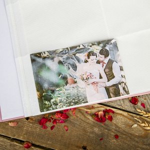 Фотоальбом на 800 фото 9х13 см "Фламинго и листья" в коробке