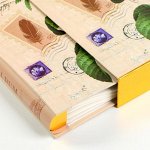 Фотоальбом на 300 фото 10х15 см &quot;Пионы&quot; МИКС 34,3х31,5х5,5 см