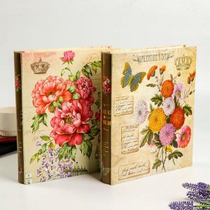 Фотоальбом "Королевские цветы" на 400 фото 10х15 см в коробке, микс