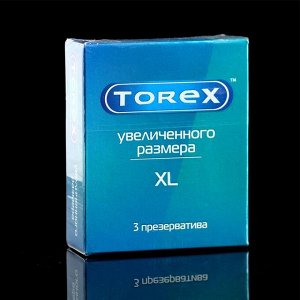 Презервативы «Torex» Увеличенного размера, 3 шт