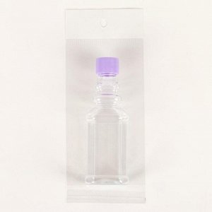 Бутылочка для хранения, 100 мл, цвет прозрачный/сиреневый