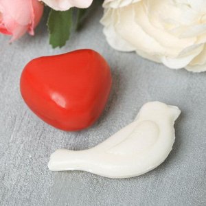 Два фигурных мыла в шкатулке-сердце "С днём святого Валентина"