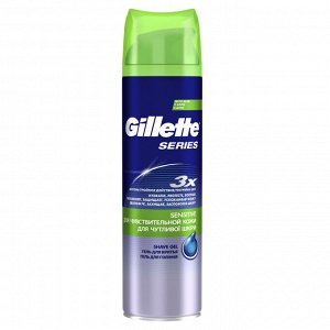 GILLETTE TGS Гель для бритья Sensitive (для чувствительной кожи) с экстрактом зеленого чая 200мл