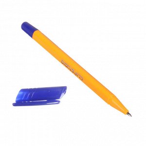 ClipStudio Ручка шариковая синяя, с желтым трехгранным корпусом, линия 0,7 мм, с инд. маркировкой ✅
