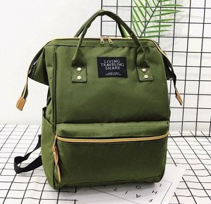 Сумка-рюкзак, зеленый