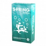 Презервативы SPRING Bubbles с пупырышками и ароматом тутти-фрутти (12 шт)