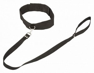 Ошейник с поводком Bondage Collection Collar and Leash (Plus Size)