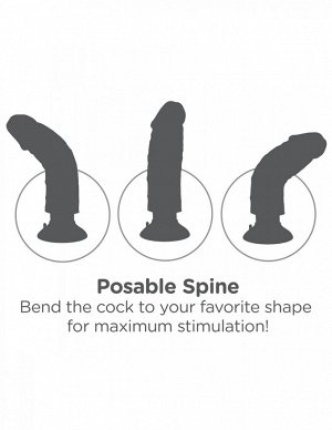 Большой реалистичный вибратор 9'' Vibrating Cock