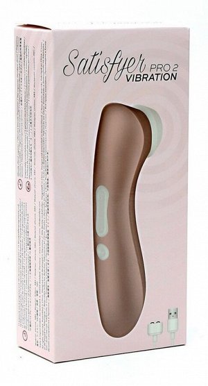 Клиторальный вакуумный стимулятор Satisfyer Pro 2 Vibration (11 реж. пульсации, 10 реж. вибрации)