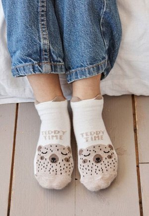 Детские носки укороченные "тедди"