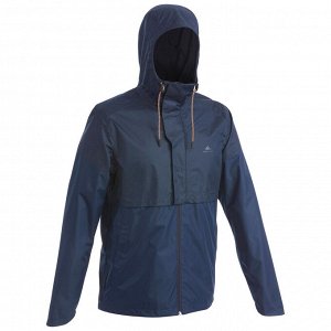 Куртка водонепроницаемая для походов на природе мужская NH500 Imper QUECHUA