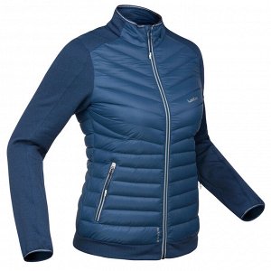 Куртка нижняя лыжная женская синяя 900 WEDZE