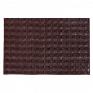 Покрытие ковровое щетинистое «Травка», 60x90 см, цвет тёмный шоколад