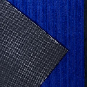 Коврик придверный влаговпитывающий, ребристый, «Стандарт», 80x120 см, цвет синий