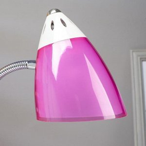 Настольная лампа 1x60W E27 розовая  16,5x16,5x51см