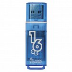 Флешка память USB 16GB Glossy series Blue (SB16GBGS-B)