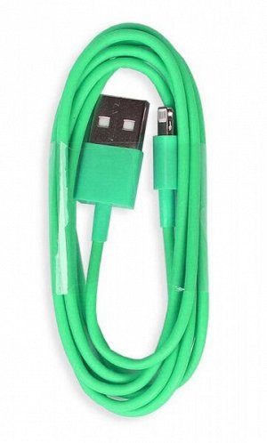 Дата-кабель Smartbuy USB - 8-pin для Apple, цветные, длина 1 м, зеленый (iK-512c green)/500