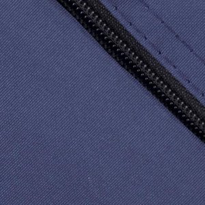 Сумка поясная, отдел на молнии, 3 наружных кармана, цвет синий