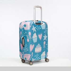 Чехол для чемодана малый 24", цвет бирюзовый