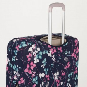 Чехол для чемодана 024 28", 47*28*69, мал роз цветочки