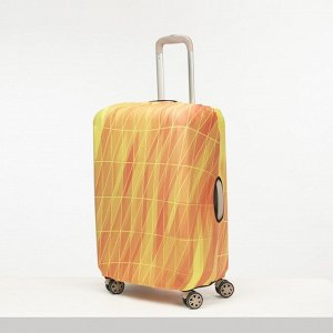 Чехол для чемодана сред 24" Огонь, 38*28*59, оранжевый