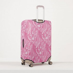 Чехол для чемодана 024 28", 47*28*69, огурцы розовые