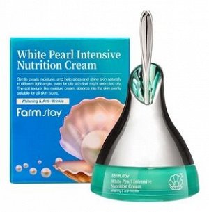 Farm Stay Интенсивный питательный крем для лица с жемчугом  White Pearl Intensive Nutrition Cream