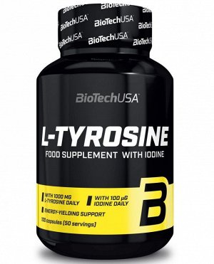 Тирозин BioTechUSA L-Tyrosine 500мг - 100 капс