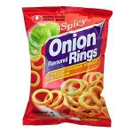 Чипсы луковые кольца Onion Rings Hot &amp; Spicy