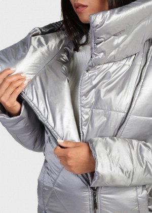 I LOVE MUM Куртка зимн. 2в1 &quot;Эльзас&quot; для беременных; стальной