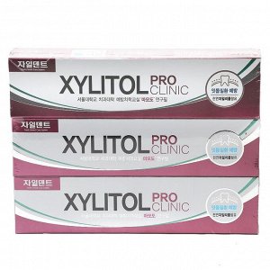 Оздоравливающая десна зубная паста "Xylitol"/ "Pro Clinic" c экстрактами трав (коробка) 130 г / 36