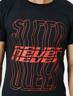 Футболка черная Never sleep