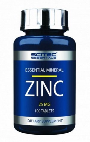 Цинк SCITEC Zinc Gluconate 25мг - 100 таб.