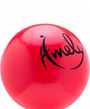 Мяч для художественной гимнастики AGB-301 15 см, красный