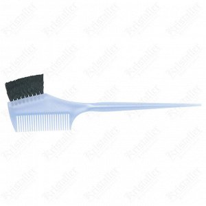Кисть для окрашивания волос с расчёской Blue (black bristels)