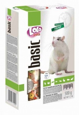 LoLo полнорационный корм для декоративных крыс 500гр