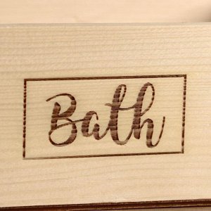 СИМА-ЛЕНД Ящик деревянный &quot;Bath&quot;, 24.5?14?8 см